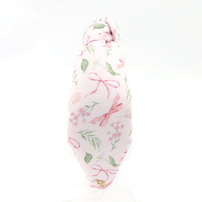The Spring Daisies & Bows Topknot Headband