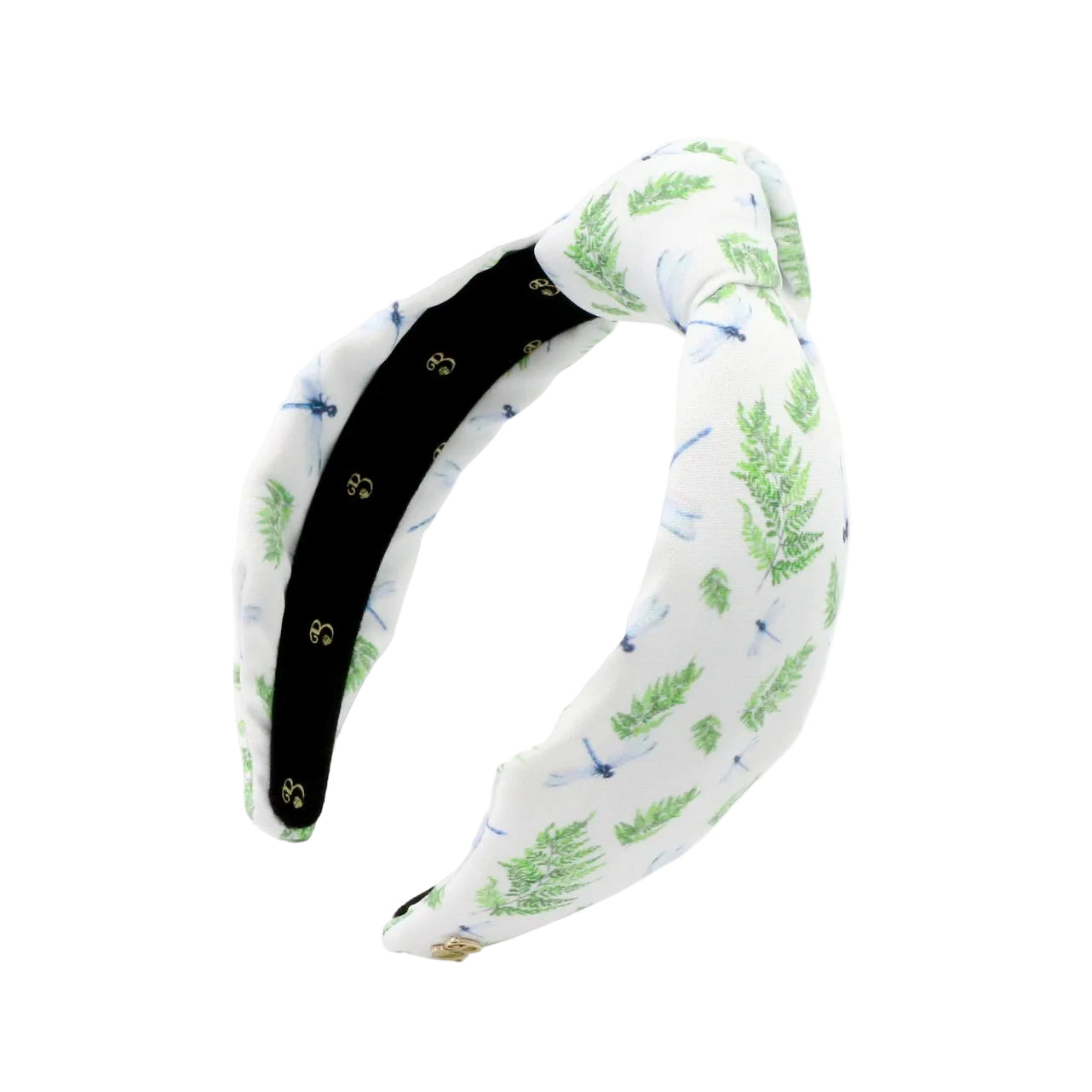 The Dragonfly & Fern Topknot Headband