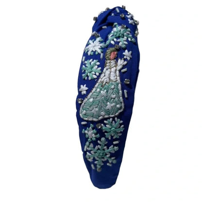 The Ice Princess Embroidery Headband