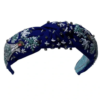 The Ice Princess Embroidery Headband