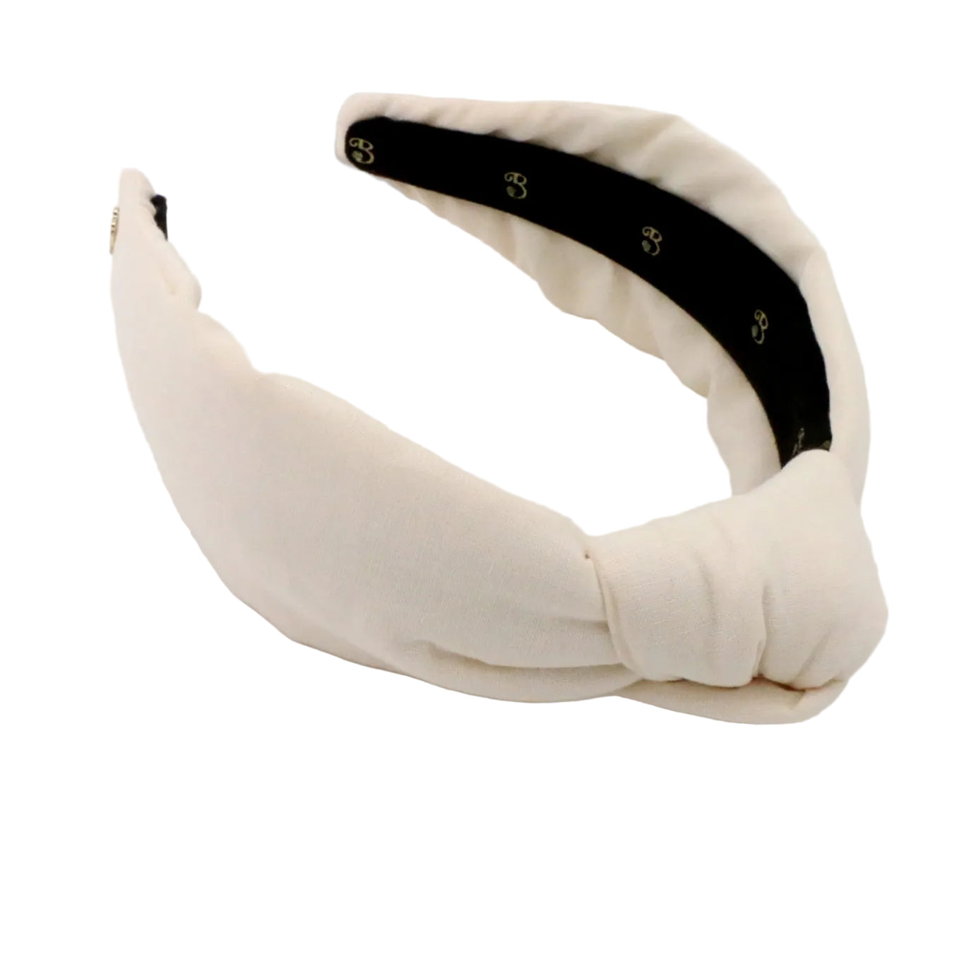 Oatmeal Linen Topknot Headbands