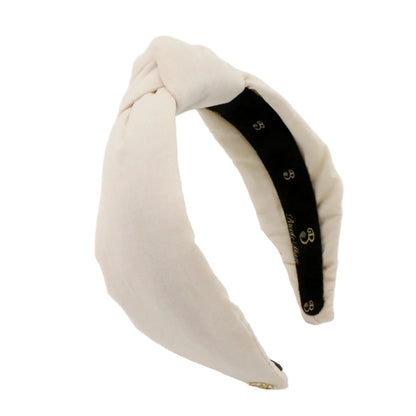 Oatmeal Linen Topknot Headbands
