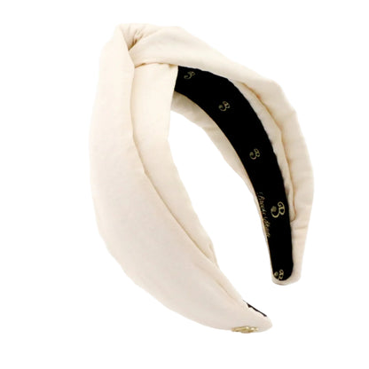 Oatmeal Linen Twist-knot Headband