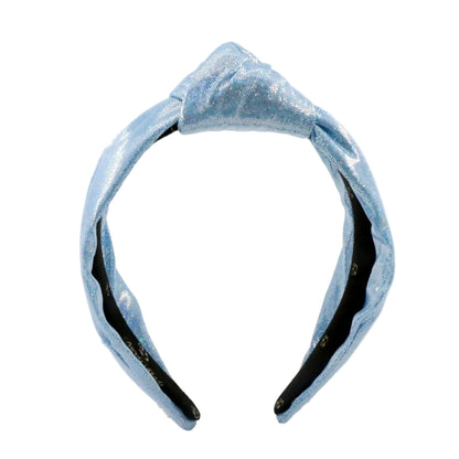 Sky Blue Shimmer Topknot