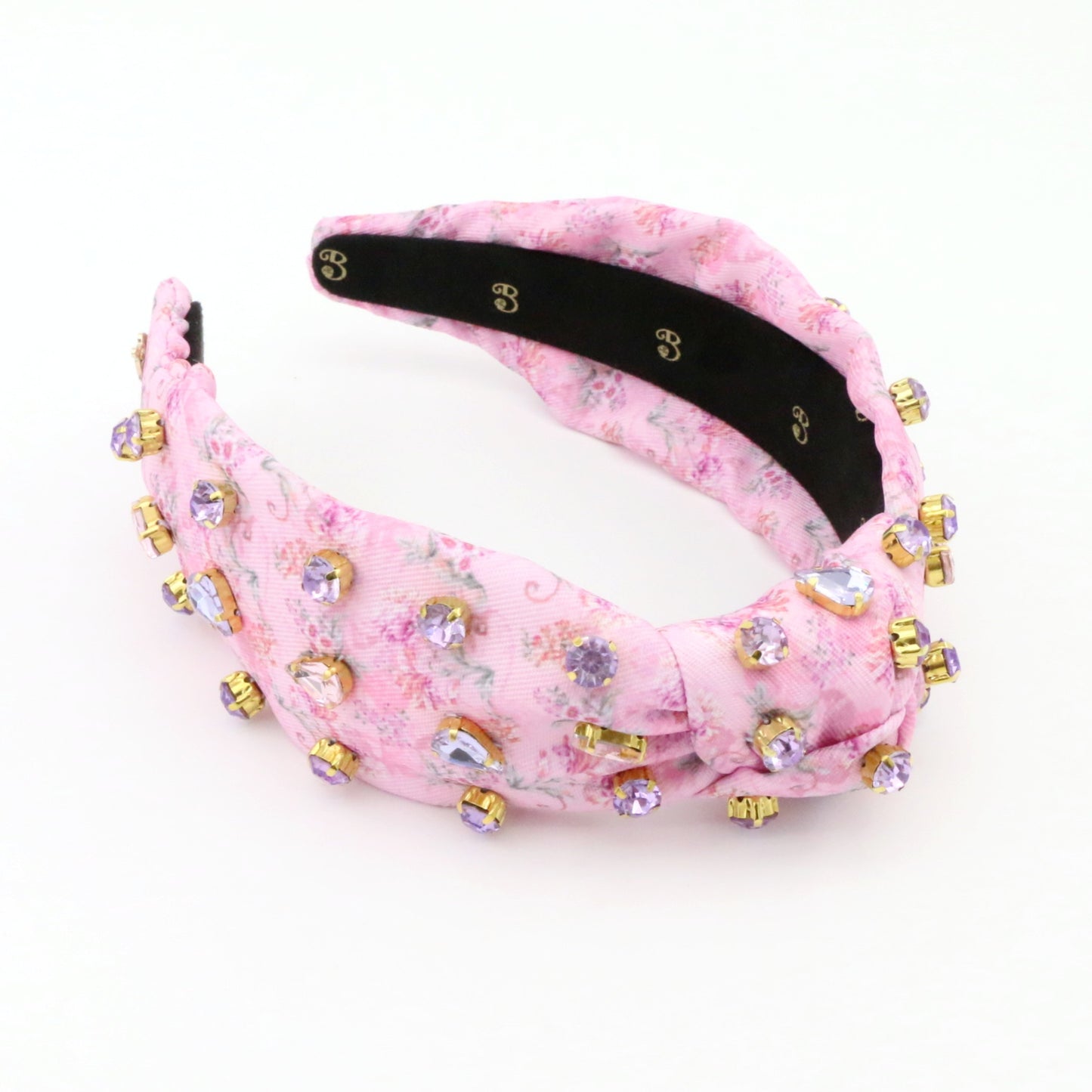 The Floral Fancy Glam Topknot Headband