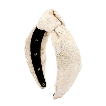 The Royal Gilded Shell Brocade Topknot