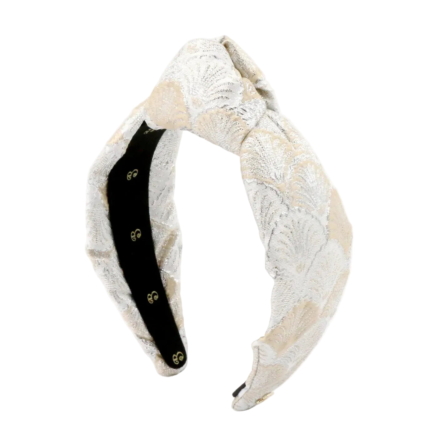 The Royal Lustrous Metallic Shell Brocade Topknot