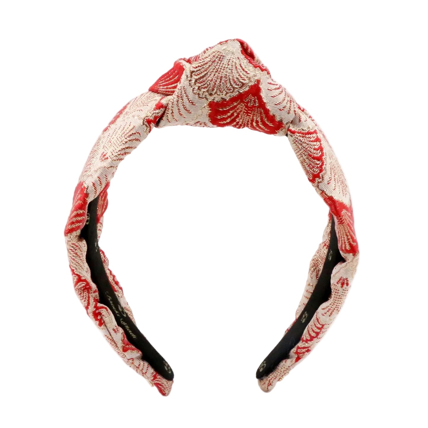 The Royal Red Shell Brocade Topknot