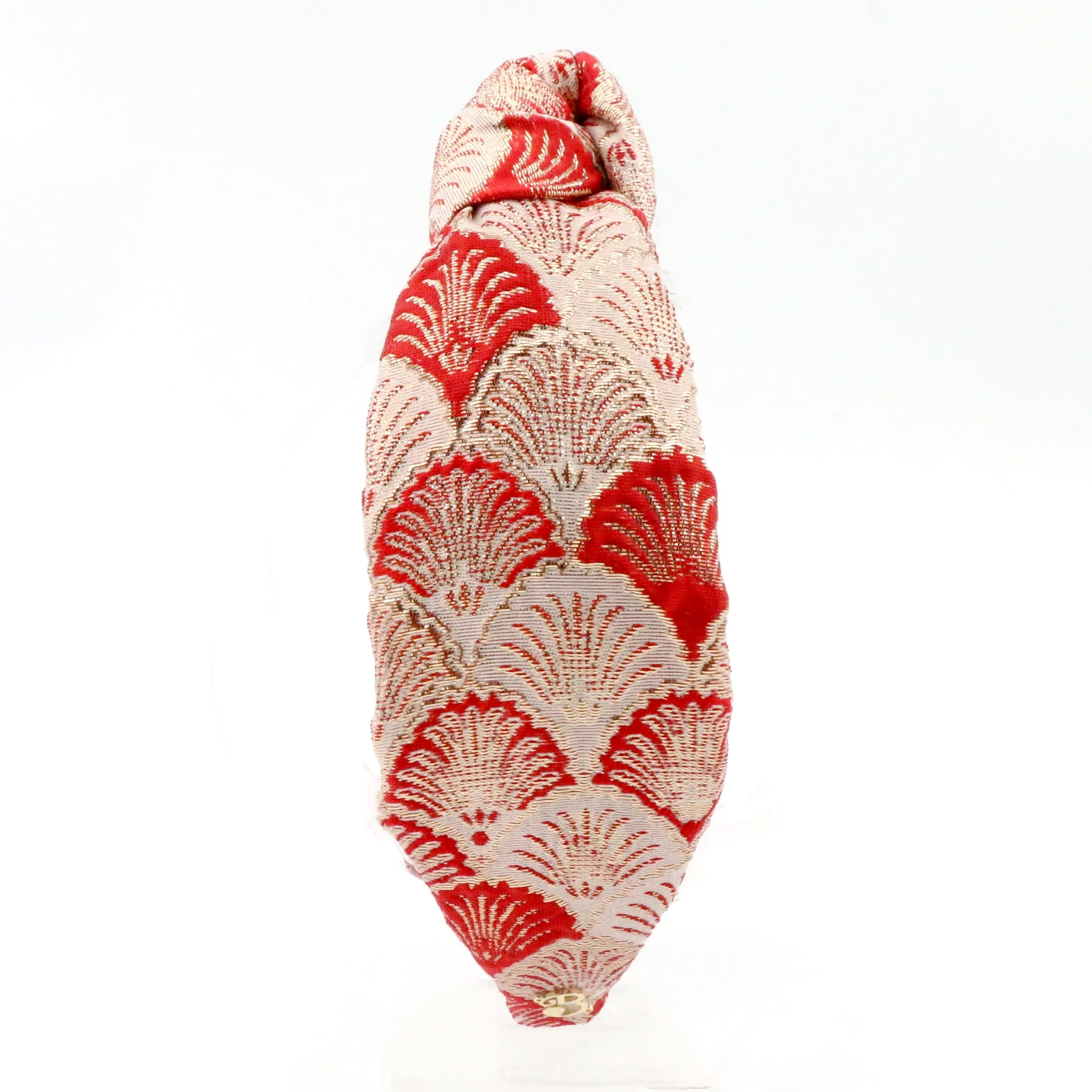 The Royal Red Shell Brocade Topknot