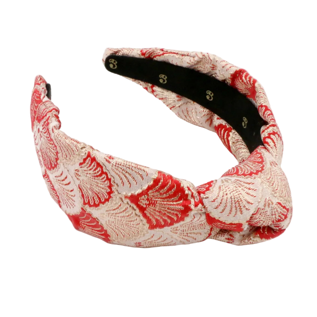 The Royal Red Shell Brocade Topknot