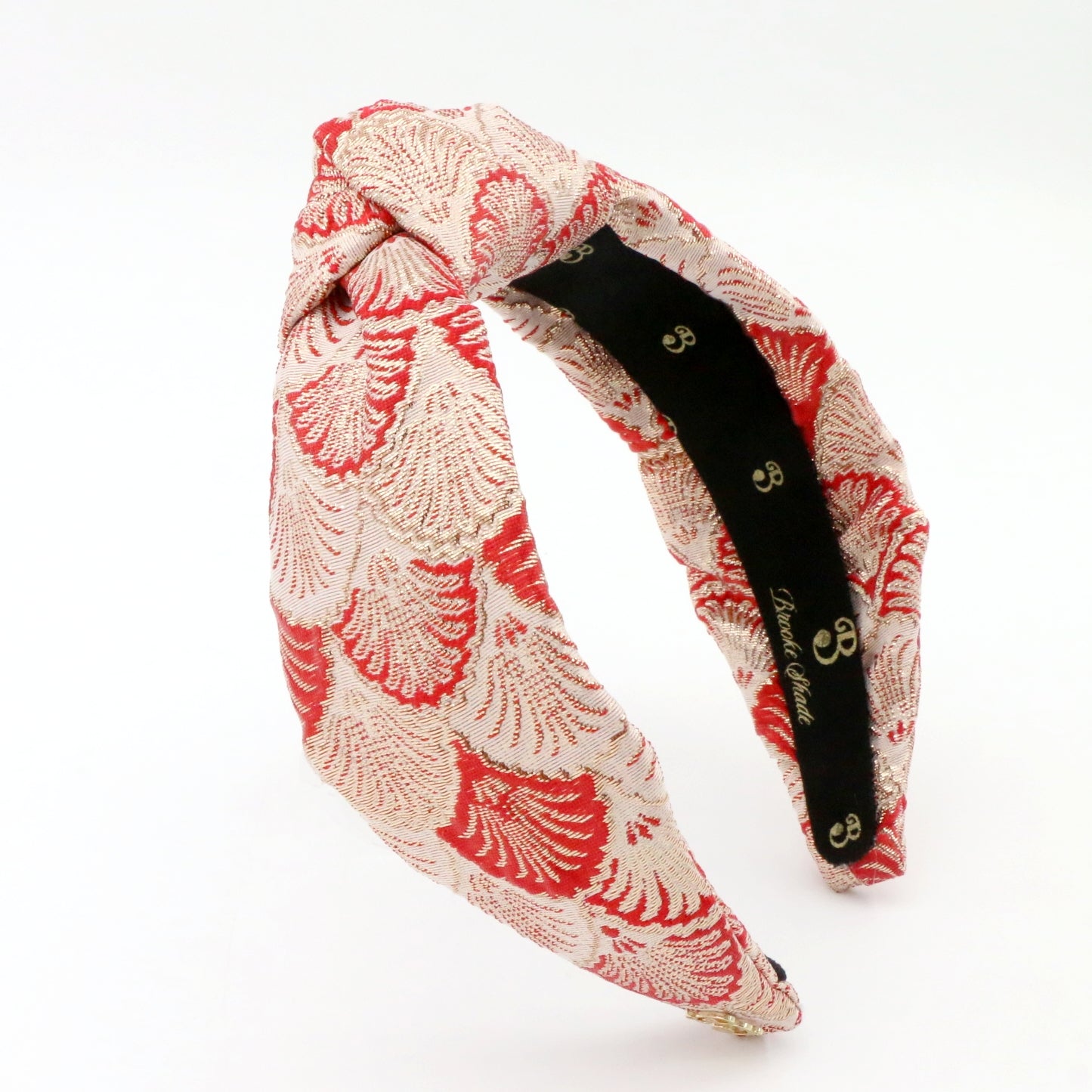 The Royal Red Shell Brocade Topknot