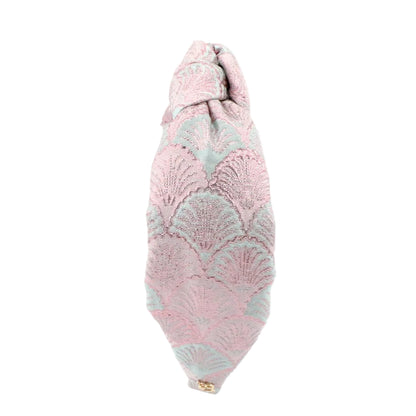 The Royal Sunset Shell Brocade Topknot