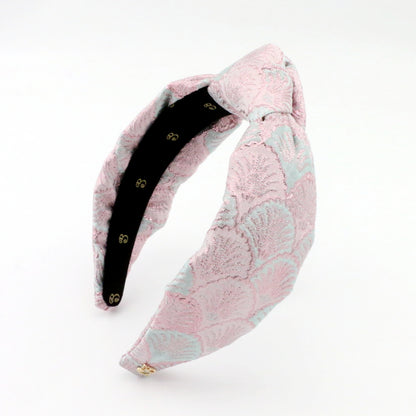 The Royal Sunset Shell Brocade Topknot