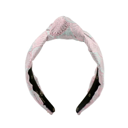 The Royal Sunset Shell Brocade Topknot