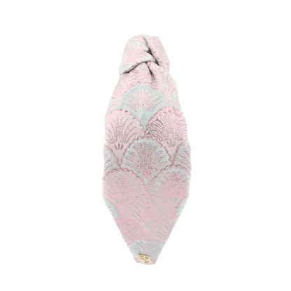 The Royal Sunset Shell Brocade Topknot