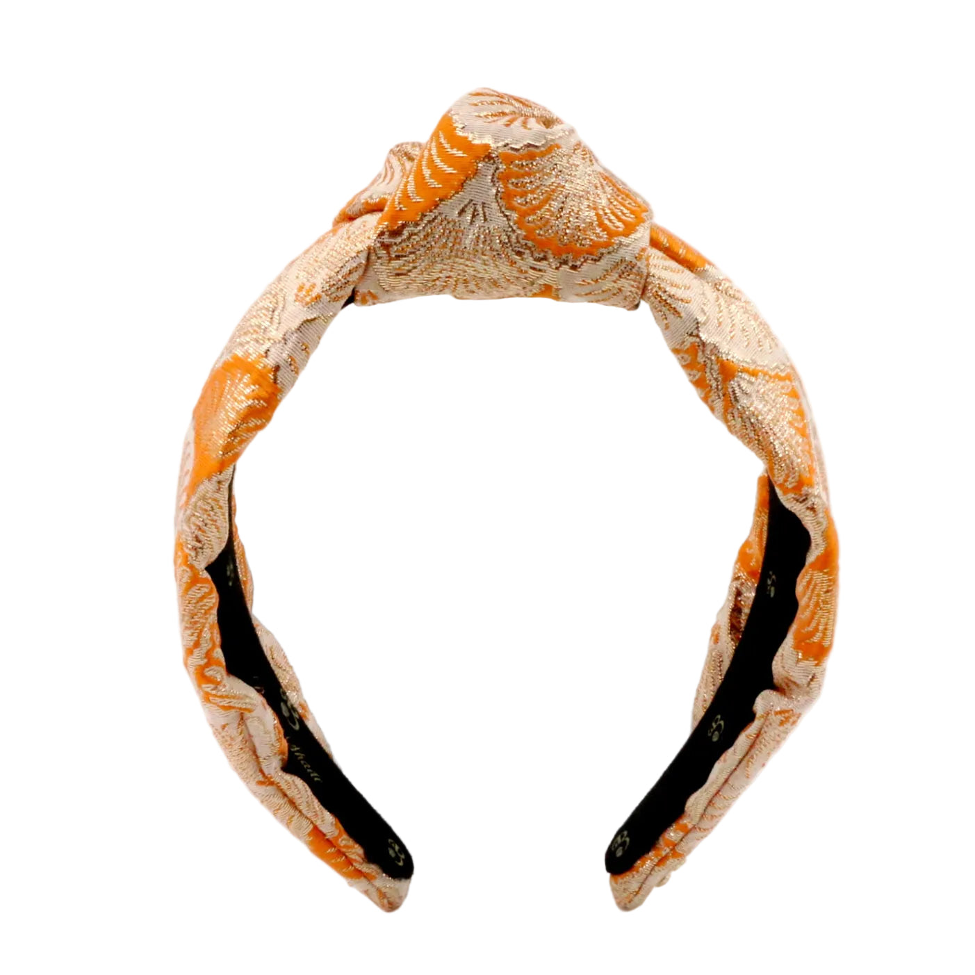 The Royal "Golden Hour" Shell Brocade Topknot
