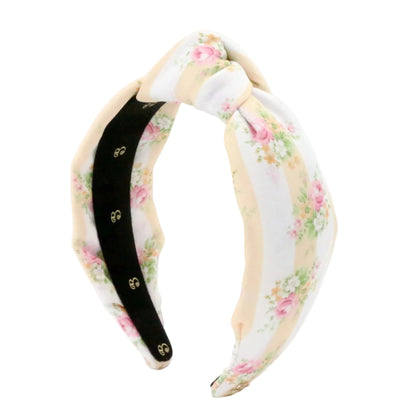 The Tuscany Roses Topknot Headband