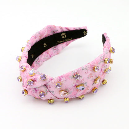 The Floral Fancy Glam Topknot Headband