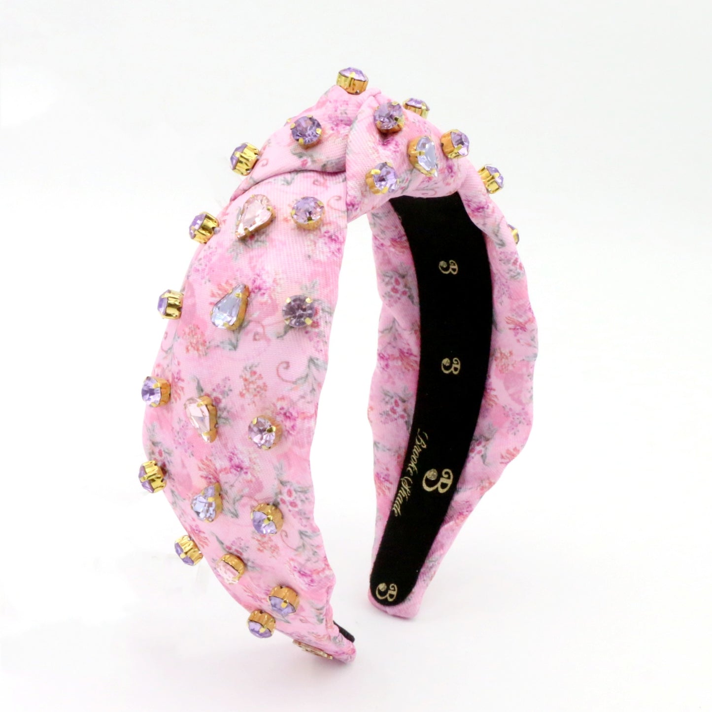 The Floral Fancy Glam Topknot Headband