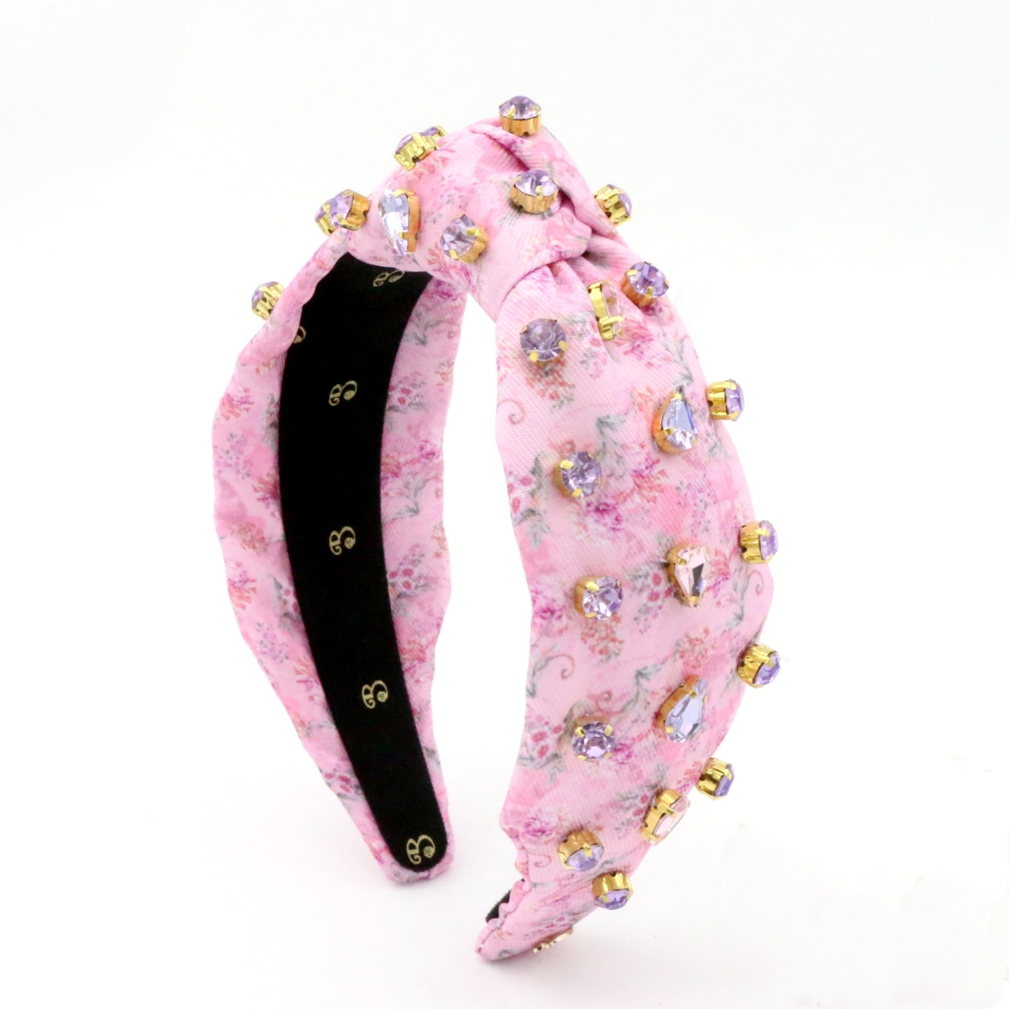 The Floral Fancy Glam Topknot Headband