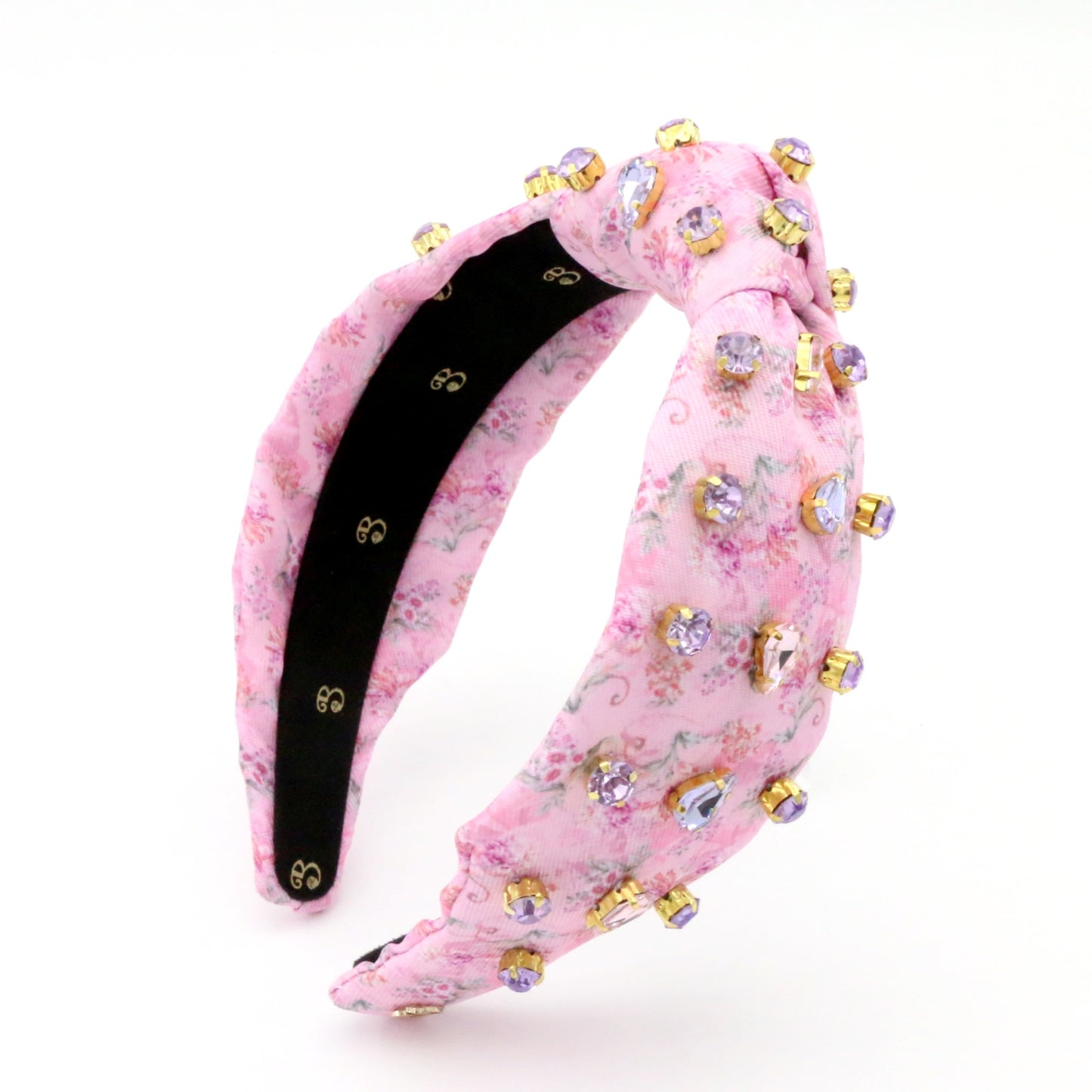 The Floral Fancy Glam Topknot Headband