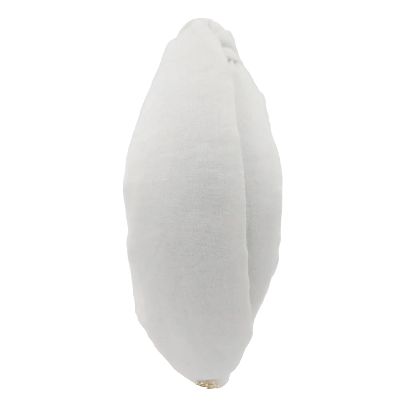 White Linen Twist-knot Headband