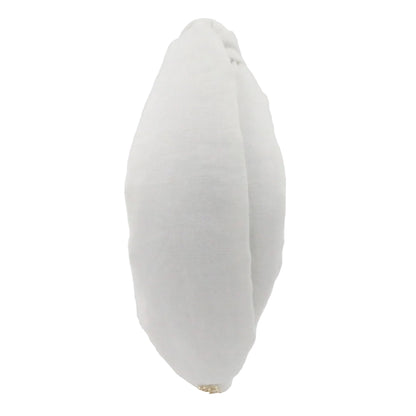 White Linen Twist-knot Headband