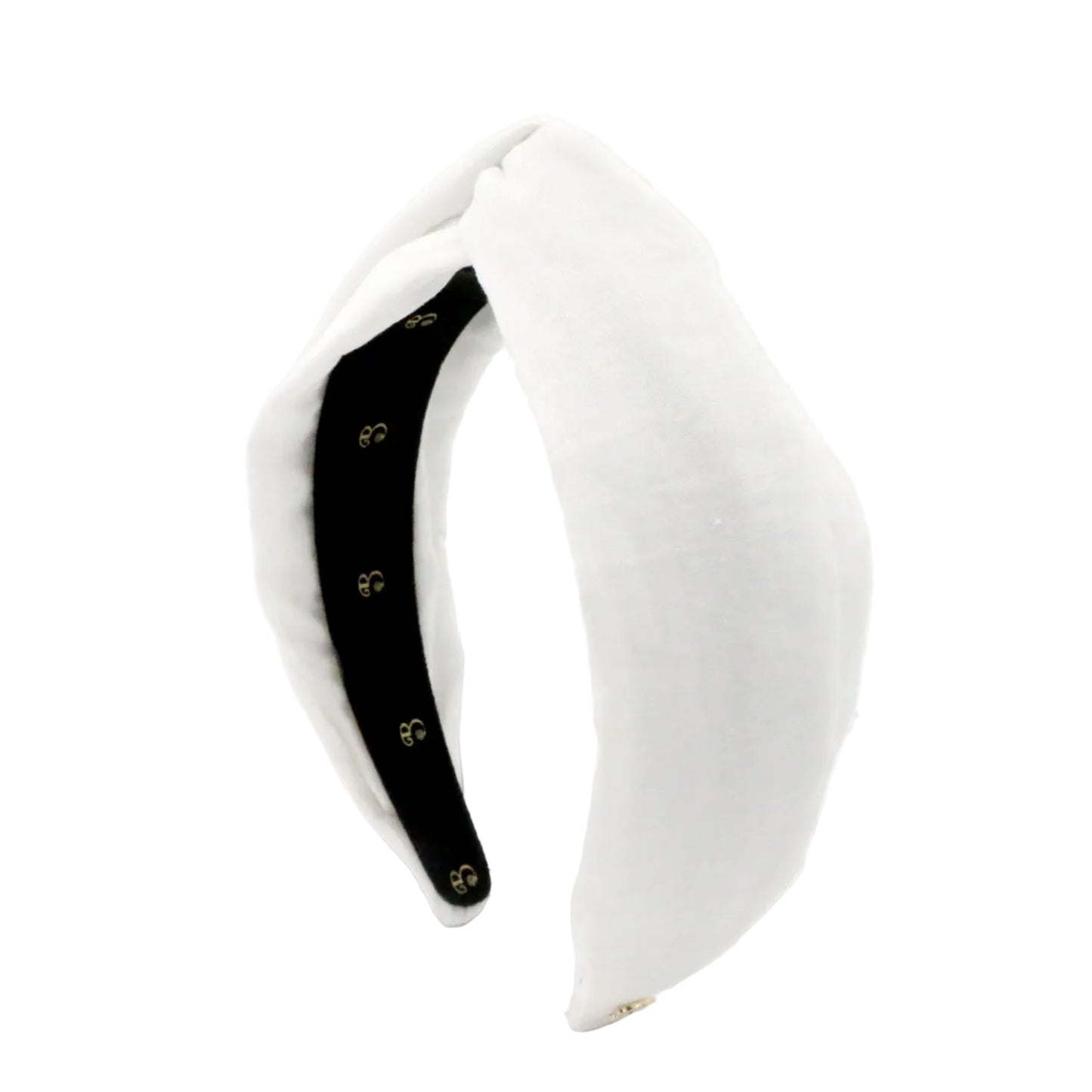 White Linen Twist-knot Headband