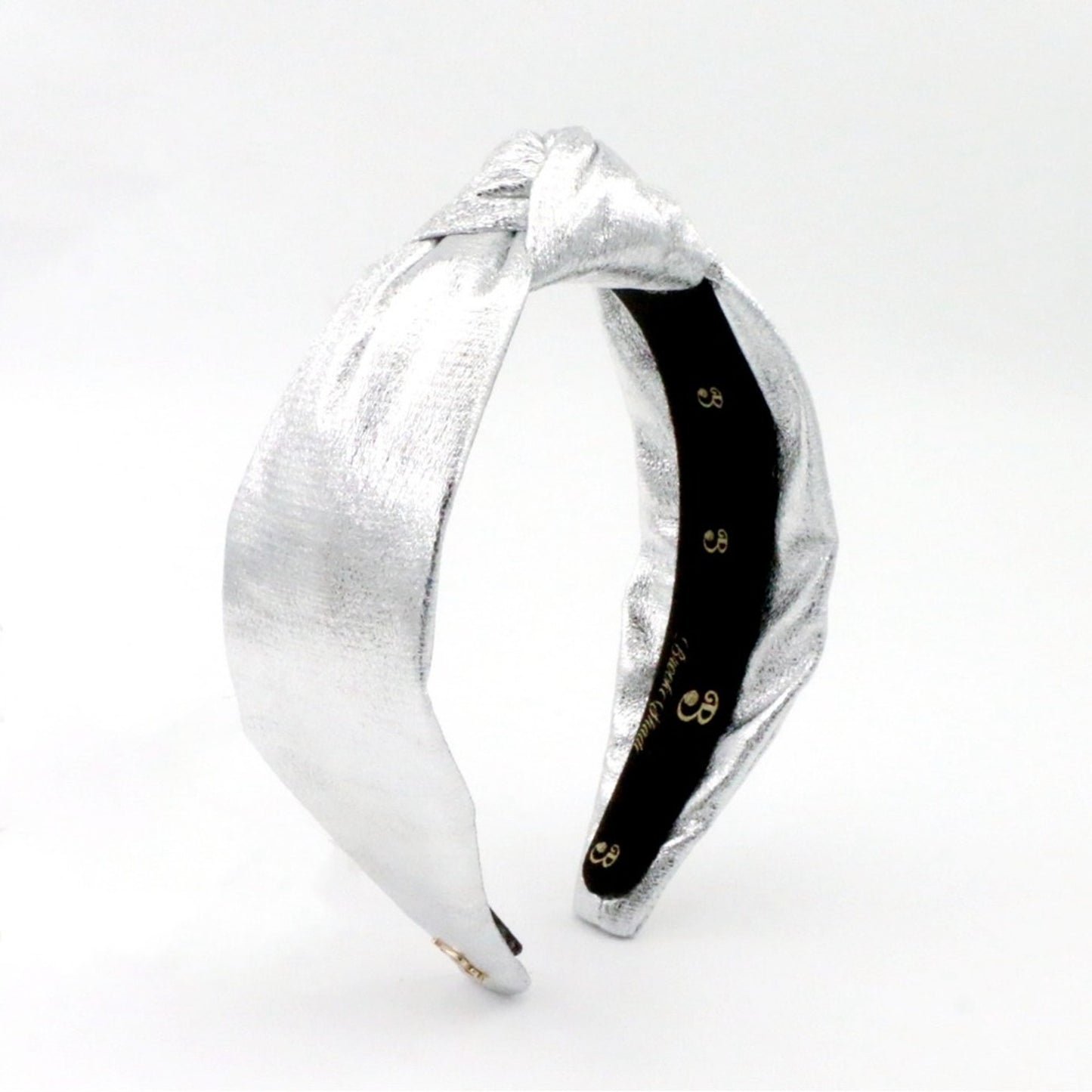 The Metallic Silver Low Knot