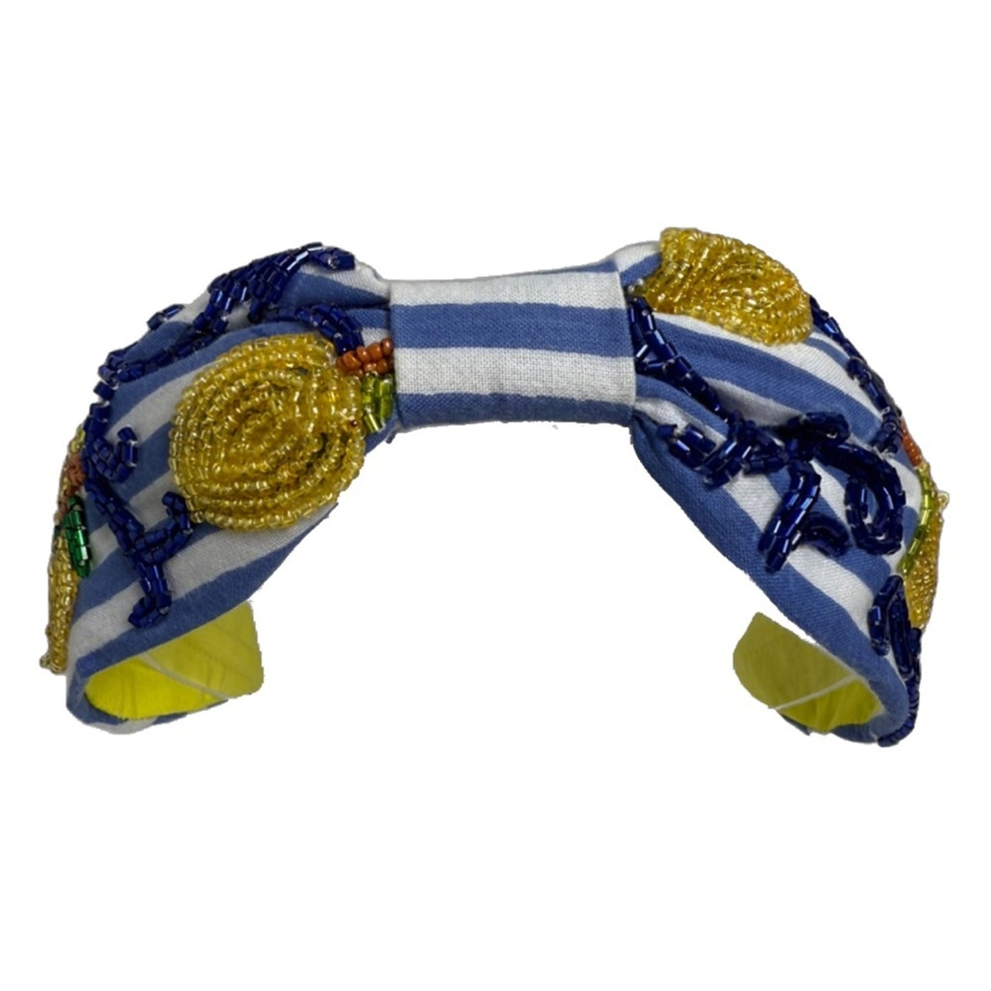 The Amalfi Lemon Beaded Headband