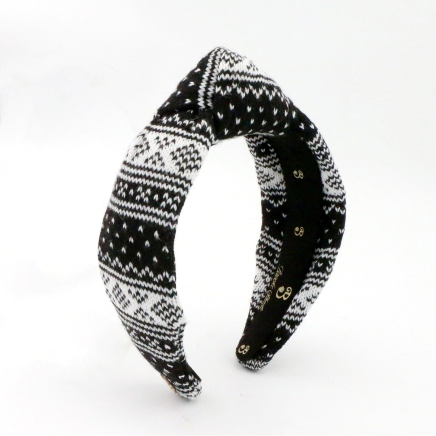 The Winter Black FairIsle Sweater Topknots