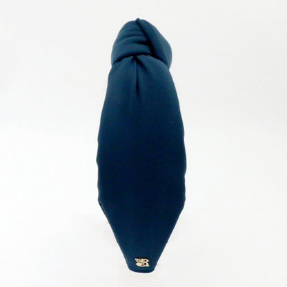 The Navy Blue Neoprene Topknot
