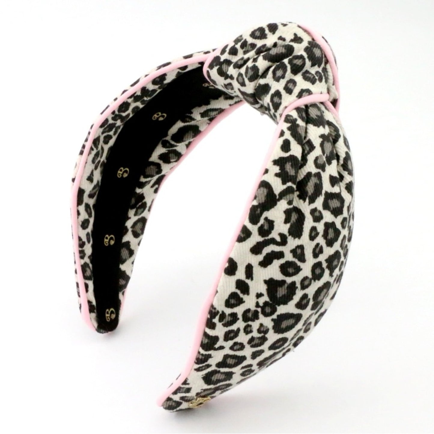 The Cheetah Denim with Light Pink Piping Topknot