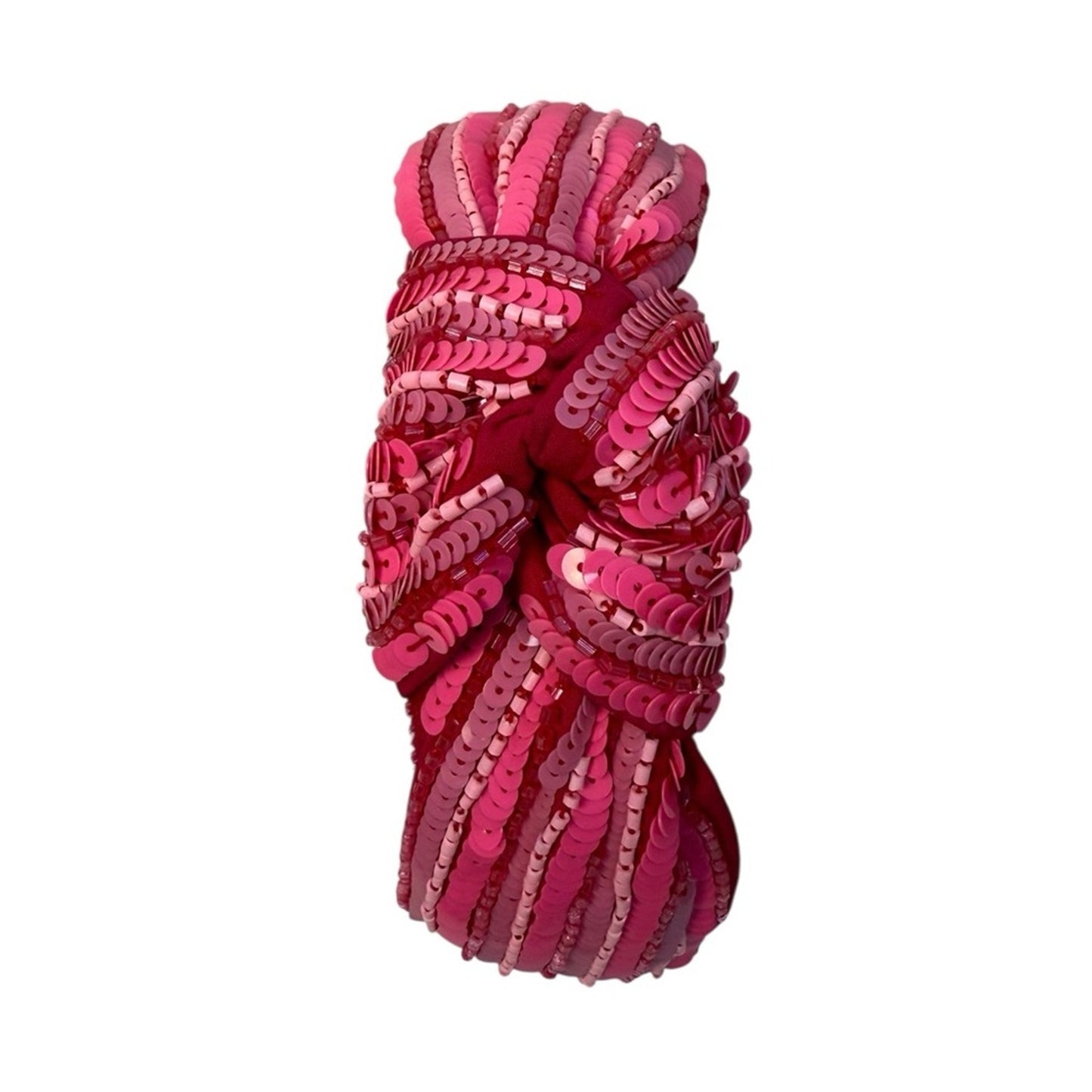 The “She Love’s Pink” Sequin Beaded Headband