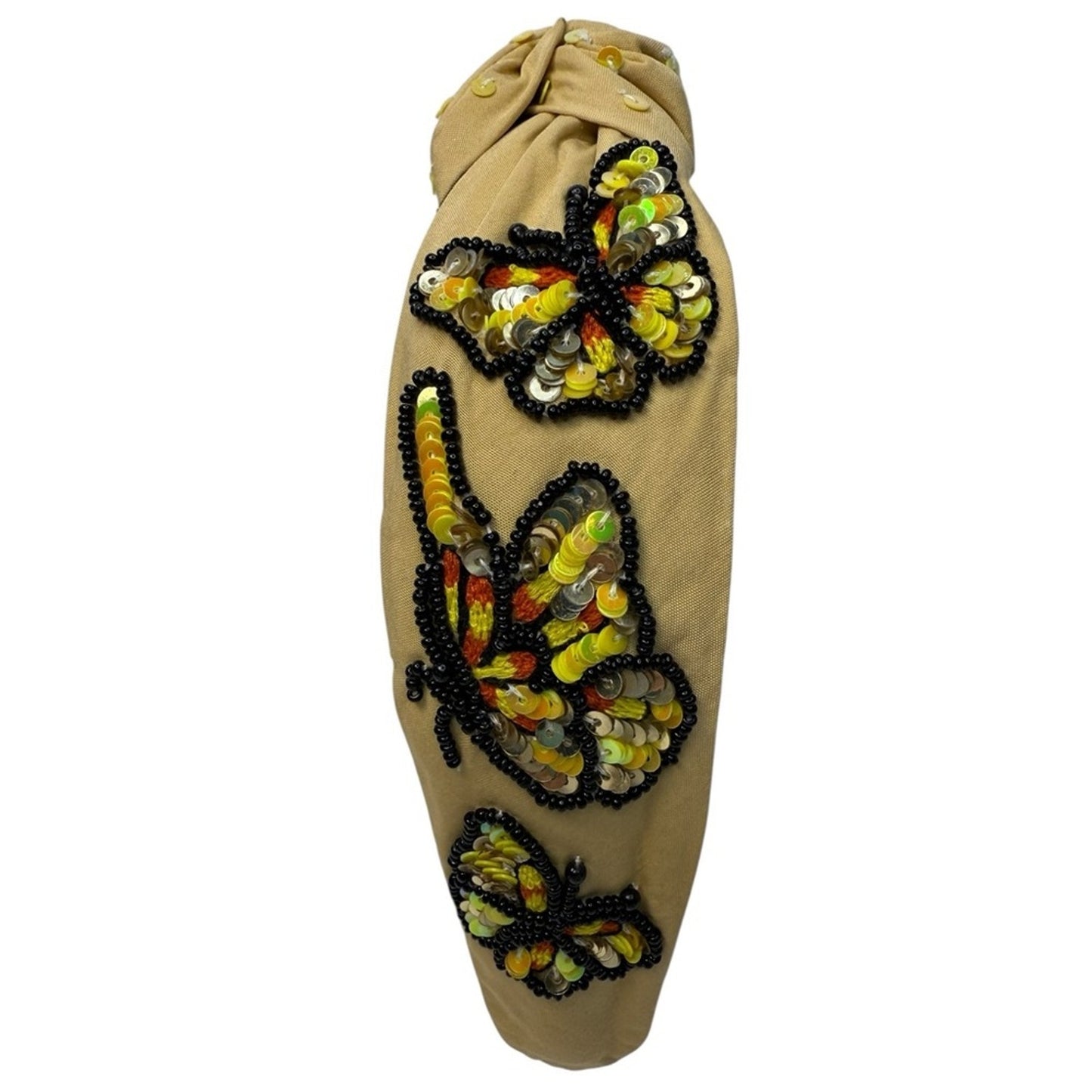 The Monarch Butterfly Beaded Headband
